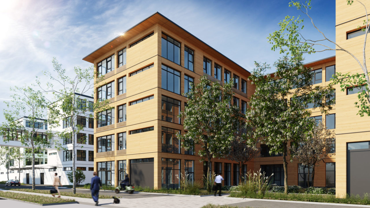 Neubau unseres ersten Bürogebäudes in Holzbauweise in Berlin
