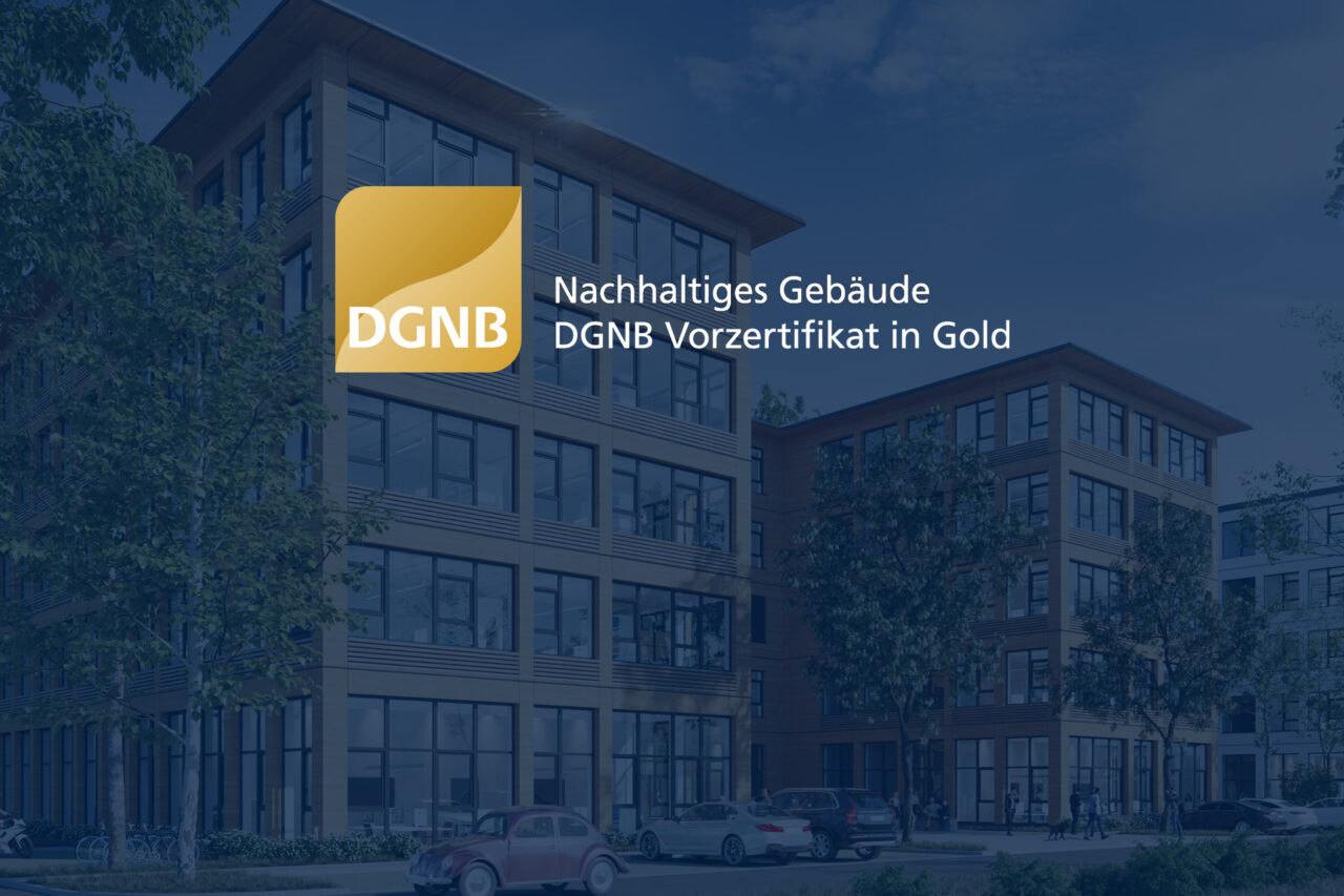 Beilsteiner Straße 113: Vorzertifikat DGNB-Gold auf der Expo Real 2023 erhalten