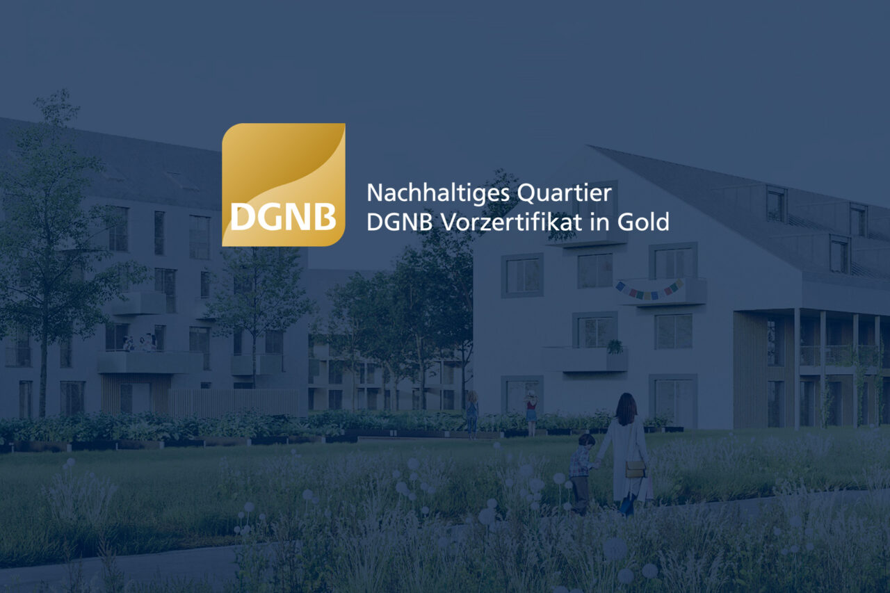 Hohenbrunn: Vorzertifikat DGNB-Gold auf der Expo Real 2023 erhalten