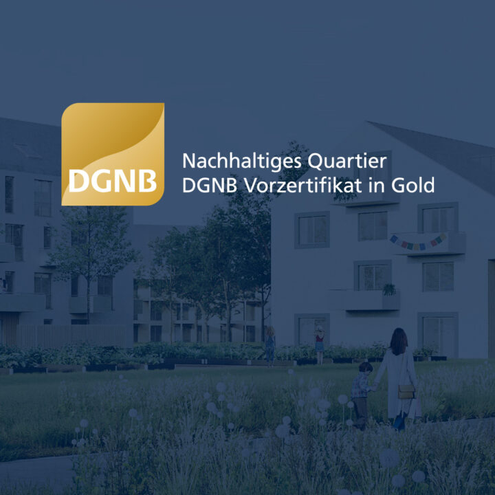 Hohenbrunn: Vorzertifikat DGNB-Gold auf der Expo Real 2023 erhalten