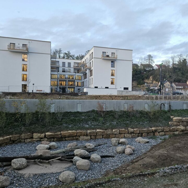 Stadtquartier Obere Walke: Fertigstellung und Eröffnung des Pflegestifts Backnang