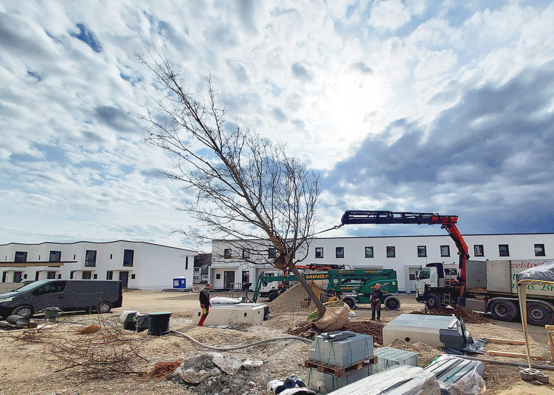 DIBAG News Innenhof Außenanlage nachhaltig Rathausviertel Kirchheim