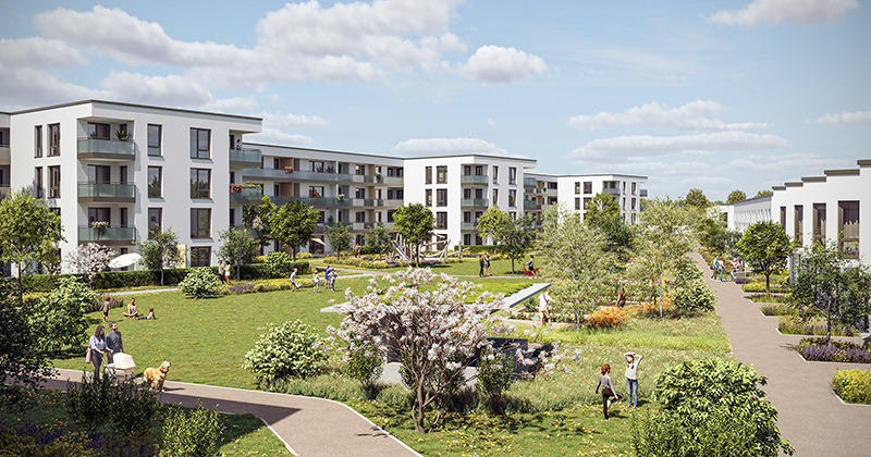 DIBAG Rathausviertel Kirchheim Visualisierung